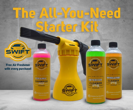 SWIFT All-You-Need starter kit w/ SNOW foam blaster - Swift Detailing Store